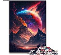 Puzzle 1000 pièces pour Adultes, Sommet de Montagne Mystique, en Carton, idée Cadeau d'anniversaire, Jeu de réflexion Stimulant, 1000 pièces(26x38cm)