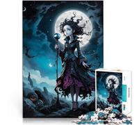 Puzzle 1000 pièces pour Adultes Sorcier ténébreux Entraînez Votre Cerveau et Vos Mains Cadeau d'anniversaire, Cadeaux, décoration Murale 50x70cm