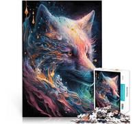 Puzzle 1000 pièces pour Adultes Sorts d'enchantement du Loup Jouet éducatif intellectuel décompressant Une œuvre d'art 75x50cm