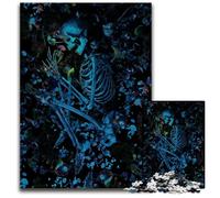 Puzzle 1000 pièces pour Adultes sous Les Champignons Puzzle en Bois pour Adultes Jeu décoratif à Faire soimême Stimulant pour Le Cerveau Jouet interactif Familial 1000 pièces (75x50cm)