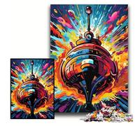 Puzzle 1000 pièces pour Adultes, sous-Marin coloré, Puzzle Difficile pour Adultes, 50x75cm, Cadeau Stimulant pour Le Cerveau, activité éducative pour Adolescents