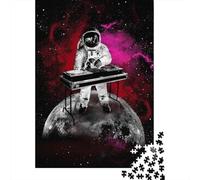 Puzzle 1000 pièces pour Adultes Space is The DJ Place Puzzle Enfants Puzzles en Bois Jouets de Divertissement Familial 1000 pièces (75 x 50 cm)