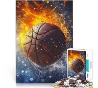 Puzzle 1000 pièces pour Adultes Sport de Basket-Ball Jouets de Jeu pour Cadeau Familial Renforcer l'amour Entre Les Couples 75x50cm
