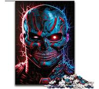 Puzzle 1000 pièces pour Adultes, Squelette de Super-héros, en Bois, idéal pour la Maison ou Le Bureau, idéal comme Cadeau de Noël(50x75cm)
