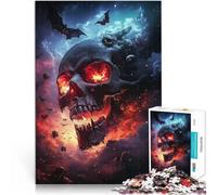 Puzzle 1000 pièces pour Adultes Squelette d'horreur Jouet éducatif intellectuel décompressant Idées Cadeaux 38x26cm