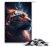 Puzzle 1000 pièces pour Adultes Star Hunter Tiger décoration Parfaite pour Les Adolescents à partir de 14 Ans 75 x 50 cm