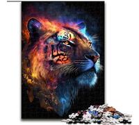 Puzzle 1000 pièces pour Adultes Star Lion en Carton, pour Les Anniversaires, Les fêtes, Les décorations de fête Spatiale 1000 pièces(26x38cm)
