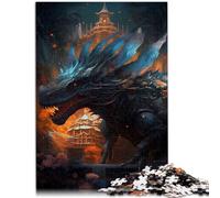 Puzzle 1000 pièces pour Adultes Stégosaure Précieux pour Puzzle 26x38cm Améliorer l'amour Entre Les Couples pour et Adolescent Âge 14 Ans et Plus