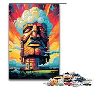 Puzzle 1000 pièces pour Adultes Stonehenge de l'île de Pâques par SplattersLots of Thick Puzzle Hands on Game 1000 PCS