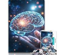 Puzzle 1000 pièces pour Adultes Storm Brain, 1000 pièces pour Adolescents, Jouet éducatif et décompressant, Cadeau du Père Noël Secret 50x75cm