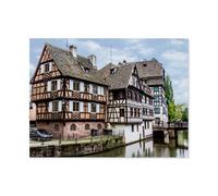 Puzzle 1000 Pièces pour Adultes，Strasbourg - La Petite France，Ensembles De Puzzle De Défi Cérébral pour Enfants, Jeux Éducatifs pour Enfants, Cadeau De Divertissement（50x70cm）-AP78