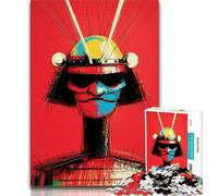 Puzzle 1000 pièces pour Adultes Style Basquiat, 1000 pièces pour Adultes, Cadeau d'anniversaire, décoration Murale pour Les 14 Ans et Plus (Taille 75x50cm)