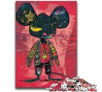 Puzzle 1000 pièces pour Adultes, Style Basquiat, Jouet éducatif et décompressant, décoration Parfaite (75x50cm)