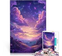 Puzzle 1000 pièces pour Adultes Style d'anime Nuit étoilée Jouets Jeux éducatifs Soulagement du Stress Super Cadeau 52x38cm