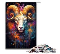 Puzzle 1000 pièces pour Adultes Style Graffiti chèvre Jeu de Puzzle décoration Parfaite pour Les Adolescents de 14 Ans et Plus 1000 pièces