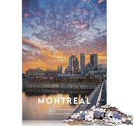 Puzzle 1000 pièces pour Adultes, Style Montréal, Puzzle en Papier pour Adolescents, décoration intérieure, Jouet, 38 x 26 cm / 1000 pièces
