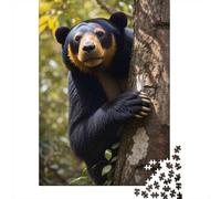 Puzzle 1000 pièces pour Adultes, Sun Bear Climbs a Tree