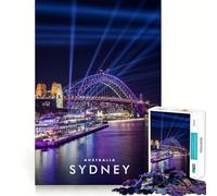 Puzzle 1000 pièces pour Adultes, Sydney, Australie, découpe précise, Art, Jeu créatif et intellectuel, Loisirs, Jeu Amusant, Cadeau d'anniversaire (50x75cm)