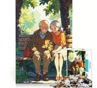 Puzzle 1000 pièces pour Adultes Tendreté au crépuscule Jeux de société décoration Parfaite Cadeau Unique pour Un Anniversaire ou Noël 38x52cm