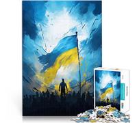 Puzzle 1000 pièces pour Adultes Tenez-Vous Droit Séjour Anti-Stress pour Tuer Le Temps Cadeau d'anniversaire, Cadeaux, décoration Murale 38x26cm