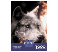 Puzzle 1000 Pièces pour Adultes The Big Bad Wolf Puzzles pour Adultes - Décoration Murale - Niveau De Difficulté : Difficile, Très Difficile Et Stimulant 52x38cm/1000pcs