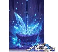 Puzzle 1000 pièces pour adultes The Crystalize Sword Puzzle 1000 pièces pour adultes 1000 pièces (75x50 cm)