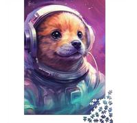 Puzzle 1000 pièces pour Adultes, The First Wuff Astronaut