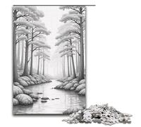 Puzzle 1000 pièces pour Adultes The Grove Puzzles pour Adultes Puzzle en Bois Jeu Stimulant 1000 pièces (38 x 26 cm)
