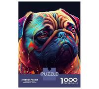 Puzzle 1000 Pièces pour Adultes The Loyal Mops Puzzles pour Adultes - Décoration Murale - Niveau De Difficulté : Difficile, Très Difficile Et Stimulant 38x26cm/1000pcs