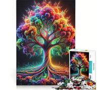 Puzzle 1000 pièces pour Adultes The Neon Grove Jeu de réflexion Assemblage de Motifs pour renforcer Les Liens Amoureux 50x75cm