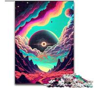 Puzzle 1000 pièces pour Adultes The Road to Universe Puzzles 1000 pièces pour Adultes Cadeau Parfait pour Les Anniversaires, Noël, Halloween, Thanksgiving, Pâques Taille 26X38CM