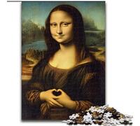 Puzzle 1000 pièces pour Adultes, thème Abstrait de la Joconde, idéal pour Les Adolescents, Les Liens familiaux, Les Casse-têtes et Les décorations d'intérieur DIY, 50x75cm