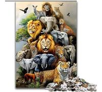Puzzle 1000 pièces pour Adultes, thème Animalier, Jeu interactif Familial, décoration d'intérieur à Faire soi-même, défi cérébral, Cadeau, 26x38cm