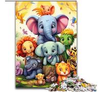 Puzzle 1000 pièces pour Adultes, thème Animalier, Taille 26x38cm, Jeu de décoration Stimulant pour Le Cerveau, Jouet interactif Familial