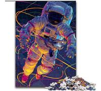 Puzzle 1000 pièces pour Adultes, thème Astronaute, idéal pour Les Adolescents, pour créer des Liens familiaux, pour stimuler l'esprit et pour décorer sa Maison Taille 50x75cm