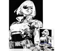 Puzzle 1000 pièces pour Adultes Thème Cyberpunk Ghost Hot Sniper Décoration Murale Idée Cadeau et Jeu Relaxant Pièces de Formes aléatoires Parfaitement emboîtables Dimensions 38x52cm