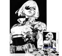 Puzzle 1000 pièces pour Adultes Thème Cyberpunk Ghost Hot Sniper Jeu de Construction pour Un Père Noël Secret Jeu Pratique pour renforcer Les Liens Amoureux Dimensions 38x26cm