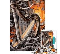 Puzzle 1000 pièces pour Adultes Thème Cyberpunk Orchestra Décoration Murale Défi Difficile Idéal comme Cadeau pour Toute la Famille (Dimensions 38x52cm)