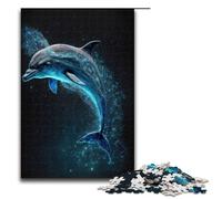 Puzzle 1000 pièces pour Adultes thème Dauphin et Espace à Monter soi même Idéal comme Cadeau de Noël pour Les Adolescents de 14 Ans et Plus Dimensions 75x50cm