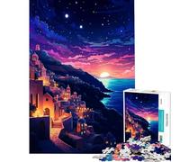 Puzzle 1000 pièces pour Adultes thème Grec Pixel Art Jeu Impossible Jouet addictif pour cultiver la Patience Cadeau d'anniversaire pour s'amuser en Famille (Taille 38x52cm)