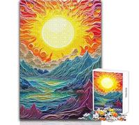 Puzzle 1000 pièces pour Adultes, thème Nature, Jeu Relaxant, défi Stimulant, Cadeau d'anniversaire, Dimensions : 38x26cm