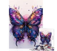 Puzzle 1000 pièces pour Adultes thème Papillon Spatial décoration Jeu Pratique Chaque pièce est Unique Dimensions 50x75cm