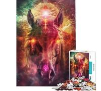 Puzzle 1000 pièces pour Adultes Thème Rituel du Cheval Antique Décoration Murale Défi Difficile Idéal comme Cadeau pour Toute la Famille (Dimensions 50x75cm)