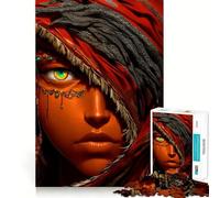 Puzzle 1000 pièces pour Adultes,thème sorcière,Sorcier,Magie,articulations Pointues,Jeu de résolution de problèmes,Moment de détente et de Divertissement,décoration de Noël (50x75cm)