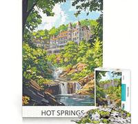 Puzzle 1000 pièces pour Adultes, thème Sources thermales, Jeu éducatif, décoration intérieure, Collection d'artiste, Beaux-Arts 50x75cm