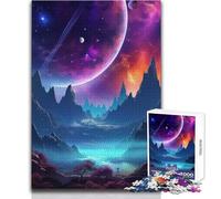 Puzzle 1000 pièces pour Adultes, thème Univers Cosmique, idéal pour se détendre Pièces Robustes et Bien ajustées Dimensions:38x26cm