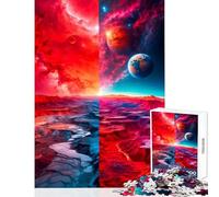 Puzzle 1000 pièces pour Adultes thème Univers parallèle décoration intérieure Cadeau d'anniversaire Jeu éducatif avec Poster et fiche de Questions-réponses Assortis Dimensions 38x26cm
