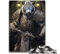 Puzzle 1000 pièces pour Adultes, Tigre mécanique, Amusant en Famille, idéal comme Cadeau pour Toute la Famille, à partir de 14 Ans, 50x75cm