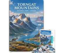 Puzzle 1000 pièces pour Adultes, Torngat Mountains National Park, Canada | Comme idée cadeau de Noël : ce puzzle 1000 pièces pour adultes se prête à un moment partagé pendant les fêtes.