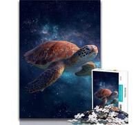 Puzzle 1000 pièces pour Adultes, Tortue Galactique, 1000 pièces pour Adultes, Un défi Difficile à Offrir à Toute la Famille (Taille 38x26cm)